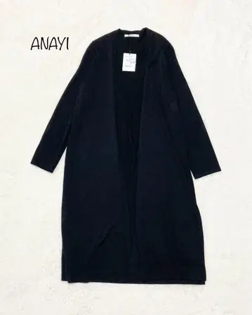 [새상품] ANAYI 아세테이트 폴리에스테르 롱 가디건