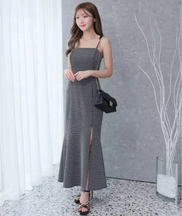 LIPSERVICE 립서비스 컷아웃 머메이드 캐미 원피스