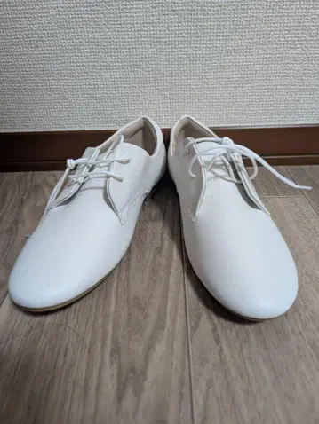 여성용, 피로감이 덜한 가죽 신발 24.0cm, 오프화이트