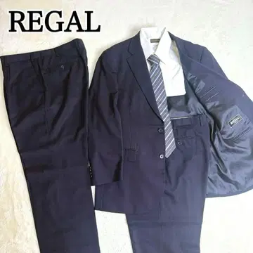 레어 사이즈 [REGAL] 리갈 수트 셋업 3점 네이비