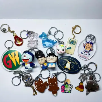 쇼와 레트로 당시 물품 키링 묶음 판매