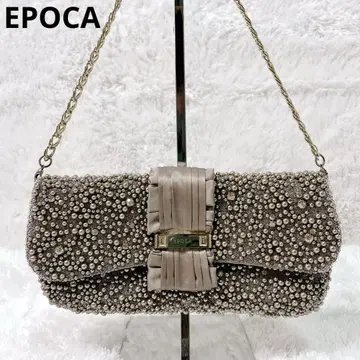 EPOCA 에포카 클러치백 핸드백 체인 펄 비쥬