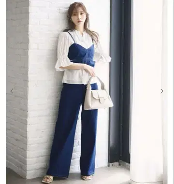 PROPORTION BODY DRESSING 데님 셋업