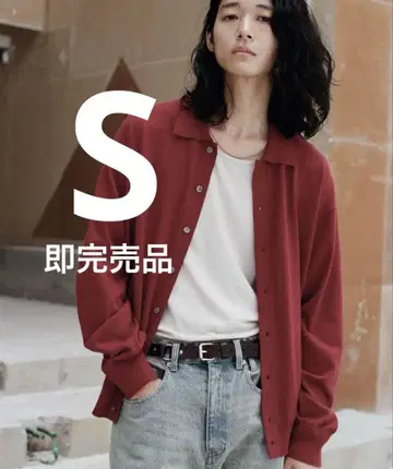 WIM T/C BASIC KNIT SHIRT CARDIGAN