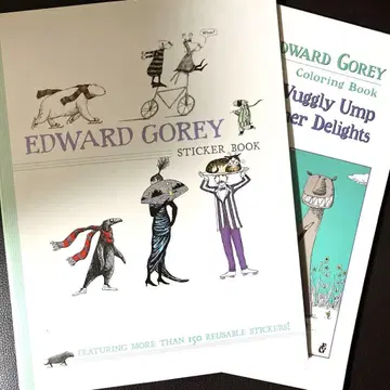 EDWARD GOREY 씰과 컬러링북