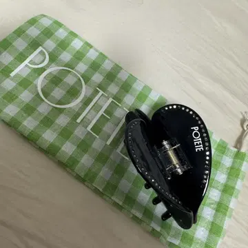 POTETE 하트 클립 new black