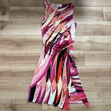 EMILIO PUCCI 에밀리오 푸치 슬리브리스 롱 원피스 40