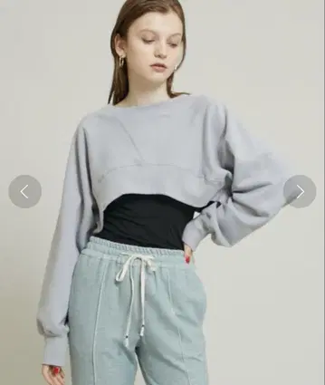 JANE SMITH SWEAT SHORT PULLOVER 맨투맨