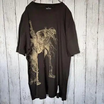 다크 소울 티셔츠 L 다크 브라운 TORCH TORCH