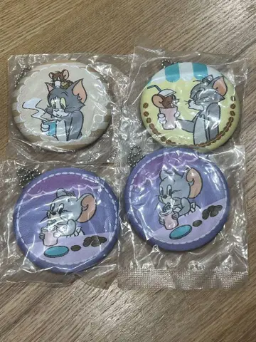 톰과 제리 패브릭 캔 참 4개 세트