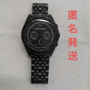 [배터리 방전] EMPORIO ARMANI 블랙 크로노그래프 손목시계