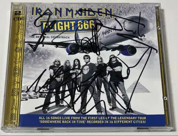 Iron Maiden Flight 666 사인 CD