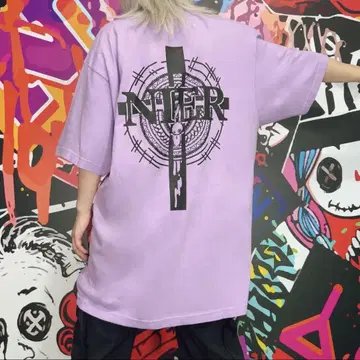 NieR BACK CROSS CUTSEW [ LAVENDER ]