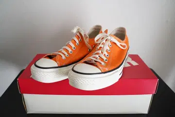 CONVERSE ALL STAR 오렌지 스니커즈 27cm