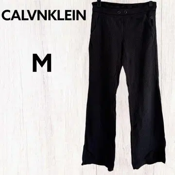 CALVIN KLEIN [ M ] 리브 팬츠 블랙