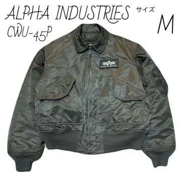 ALPHA INDUSTRIES CWU-45P 플라이트 자켓 사이즈 M