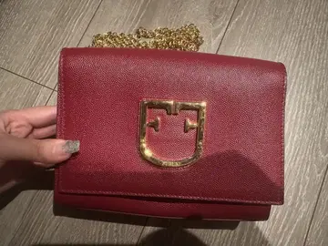 FURLA 와인 레드 숄더백