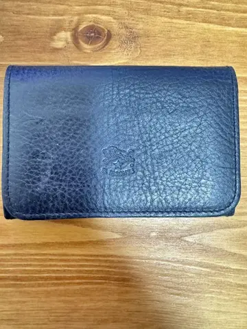 [컨디션 최상] 일비종떼 블랙 명함지갑 블랙 천연 가죽