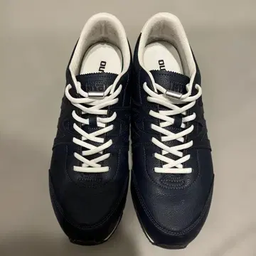 Mizuno MLC-0 네이비 가죽 스니커즈