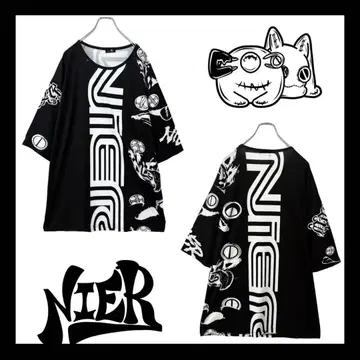 NieR GRAPHIC LOGO OVERSIZE TEE