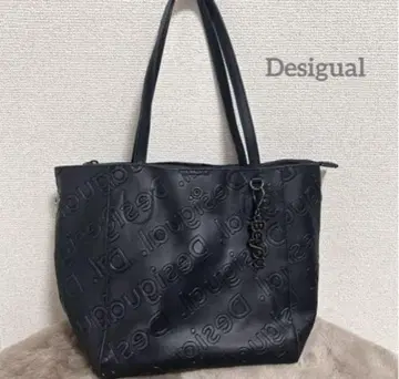 컨디션 최상 Desigual 2WAY 토트백 복조리 로고 참