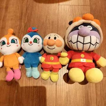 호빵맨 봉제인형 4개 세트