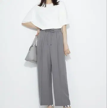 PLST 드로우 스트링 이지 스트레이트 팬츠 S