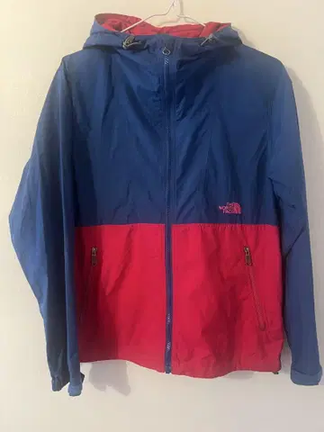새상품급 THE NORTH FACE 나일론 재킷 블루 핑크