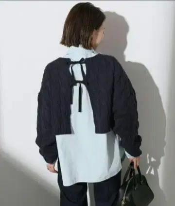 23ss SLOBE IENA 네이비 가디건