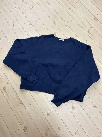 FREAK'S STORE 네이비 숏 기장 빅 맨투맨