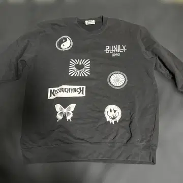 KRY 블랙 스웨트 셔츠