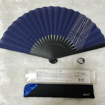 미사용 새상품 ANA 오리지널 부채 스트라이프 디자인 활주로