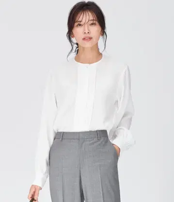 새상품급! 23구 [워셔블] 핀턱 디테일 블라우스