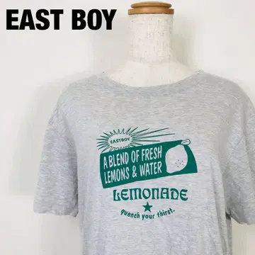 EAST BOY 이스트보이 반팔 프린트 티셔츠 그레이 D3