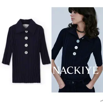 Ronherman Nackiye Sugarman 니트 Top 블랙