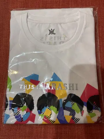 아라시 THIS IS ARASHI 화이트 T셔츠