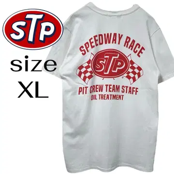 STP SPEEDWAY RACE 백 프린트 헤비 티셔츠 XL