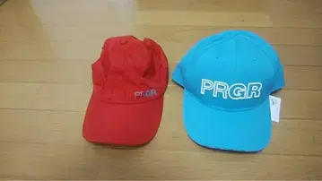 프로기아(PRGR) 캡 2점 세트 레드 블루 프리사이즈