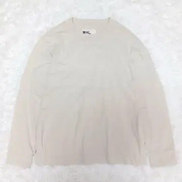 컨디션 최상 HML, 마가렛호웰 긴팔 티셔츠 롱T M 아이보리