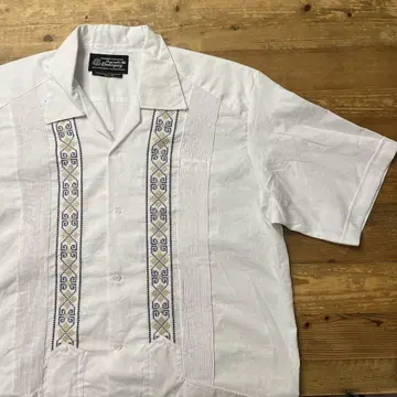 90s Guayabera 과야베라 쿠바 셔츠 반팔