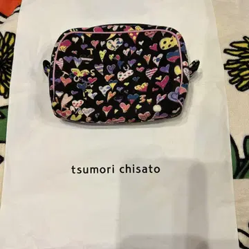 tsumori chisato 하트 무늬 파우치 미사용품