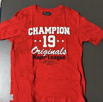 Champion 티셔츠 레드 19 Originals