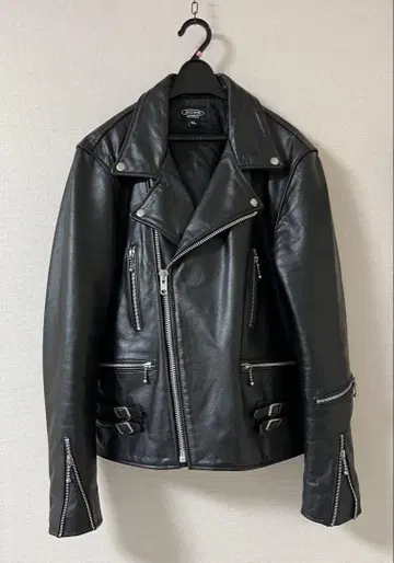 레어! 4L Horn Works 더블 라이더 자켓 남성용 3XL