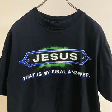 JESUS T셔츠 anvil 박스 실루엣 지저스