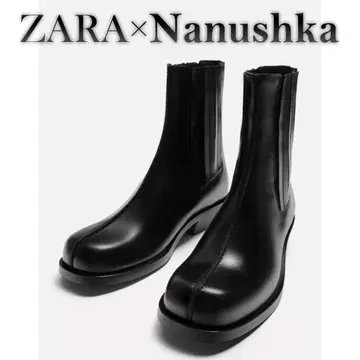 ZARA NANUSHKA 가죽 첼시 부츠 44 나누슈카
