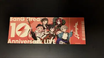 뱅드림! 10th Anniversary LIVE 티켓풍 카드
