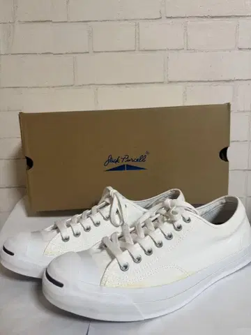 컨버스 Jack Purcell 화이트 스니커즈