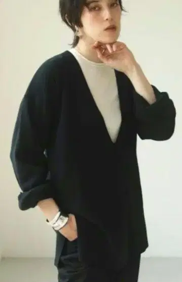 TODAYFUL 워시드 V넥 니트