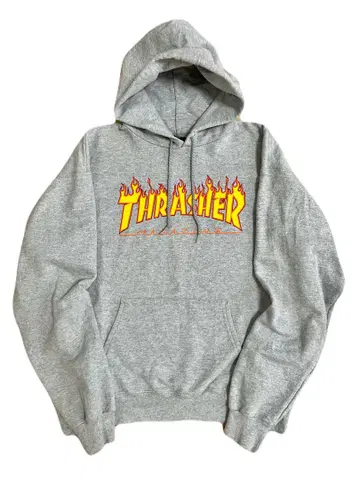 구제 의류 구형 택 THRASHER 맨투맨 후드티 M 빈티지