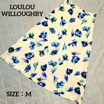 Loulou Willoughby 루루 윌로비 꽃무늬 스커트 플라워